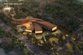 Vue d’ensemble du projet du Musée de Truong Sa. Photo: VNA