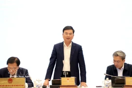 Le vice-gouverneur de la Banque d’État du Vietnam (BEV), Pham Thanh Ha, s'exprime. Photo : VNA