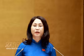 La ministre de la Culture, des Sports et du Tourisme Lam Thi Phuong Thanh. Photo : VNA
