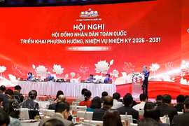 La Conférence nationale des Conseils populaires afin de définir les orientations et les missions du mandat 2026-2031. Photo : VNA