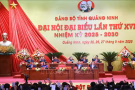 Le 15ᵉCongrès de l'organisation du Parti provincial de Quang Ninh (mandat 2025-2030). Photo : VNA
