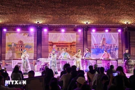 Le point fort du programme est l'espace dédié à la représentation de la musique traditionnelle vietnamienne. Photo: VNA
