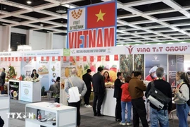 Les entreprises vietnamiennes en quête de débouchés à Fruit Logistica 2026. Photo : VNA