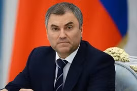 Le président de la Douma d'État de l'Assemblée fédérale de la Fédération de Russie, Vyacheslav Volodine. Photo: Sputnik/VNA