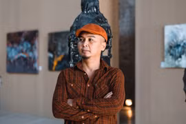 L’artiste Le Huu Hieu. Photo : VNA