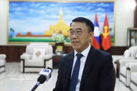 Bounleua Phandanouvong, chef de la Commission des relations extérieures du CC du Parti populaire révolutionnaire lao (PPRL). Photo : VNA