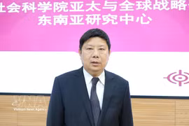 Le professeur Xu Liping, directeur du Centre d'études sur l'Asie du Sud-Est de l'Institut national de stratégie globale de l'Académie chinoise des sciences sociales (CASS). Photo : VNA