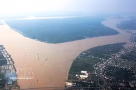 Une vue partielle de la sous-région du Mékong. Photo : VNA