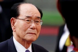 Kim Yong Nam, ancien président du Comité permanent de l'Assemblée populaire suprême (APS) de la RPDC. Photo: Reuters