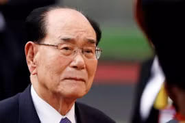 Kim Yong Nam, ancien président du Comité permanent de l'Assemblée populaire suprême (APS) de la RPDC. Photo: Reuters