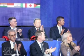 Le secrétaire général To Lam à la réunion inaugurale du Conseil de paix pour Gaza à Washington, D.C. Photo: VNA