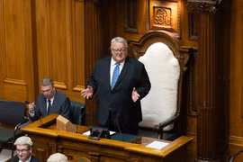 Le président de la Chambre des représentants de Nouvelle-Zélande, Gerry Brownlee. Photo: rnz.co.nz