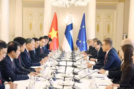 Panorama de l'entretien. Photo: VNA