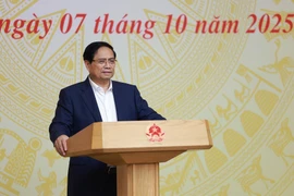 Le PM Pham Minh Chinh préside la 16ᵉ réunion du Comité national de direction sur la lutte contre la pêche INN. Photo : VNA