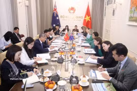 Lors du deuxième Dialogue des hauts responsables Vietnam-Australie. Photo : VNA.