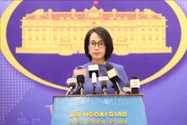 La porte-parole du ministère des Affaires étrangères Pham Thu Hang. Photo: VNA