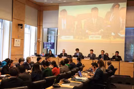 La session du Comité des droits de l'homme des Nations Unies à Genève, en Suisse. Photo : VNA