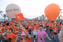 La course “Việt Nam tôi đó – My Vietnam 2025” (Mon Vietnam), réunissant 21.529 coureurs venus de nombreuses provinces, villes et clubs sportifs du pays. Photo : VNA