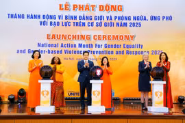 Lancement du Mois d'action pour l'égalité des sexes et la prévention de la violence sexiste en 2025. (Photo : PV/Vietnam+)