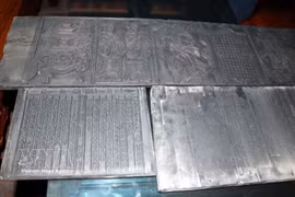 Les tablettes constituent une source précieuse pour les recherches sur l’histoire de l’imprimerie et de la gravure sur bois au Vietnam. Photo : VNA