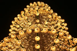 La structure a été calculée pour résister au vent et renforcée par des câbles afin d'assurer une solidité et une sécurité optimales. Photo : VNA