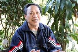 Hoang Van Pao, président de l'Union provinciale des associations scientifiques et technologiques et président du Conseil consultatif sur la culture et la société du Comité provincial du Front de la Patrie du Vietnam de Lang Son. Photo : VNA