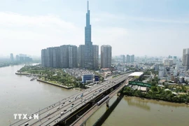 La ligne de métro n° 1 Bên Thành-Suôi Tiên a été officiellement mise en service le 22 décembre 2024. Photo : VNA