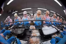 L'exportation de produits aquatiques est l'un des secteurs économiques clés. Photo: VNA