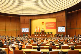 Panorama de la conférence. Photo : VNA