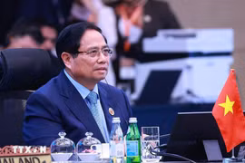 Le Premier ministre Pham Minh Chinh participe à la 3ᵉ réunion des dirigeants de la Communauté asiatique zéro émission (Asia Zero Emission Community – AZEC). Photo : VNA