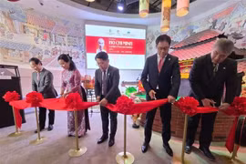 L'exposition intitulée "Le Président Hô Chi Minh - Symbole de paix et d'amitié" a ouvert ses portes le 23 mai à l'EXPO 2025 d'Osaka, dans la région du Kansai, au Japon. Photo : VNA