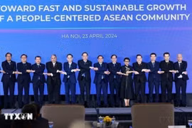 Le Premier ministre Pham Minh Chinh participe au Forum sur l'avenir de l'ASEAN 2024. Photo: VNA