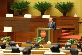 Le secrétaire général To Lam s'exprime. Photo: VNA