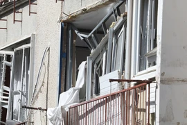 Scène d'un raid aérien iranien à Tel Aviv, en Israël, le 6 mars 2026. Photo : Xinhua/VNA