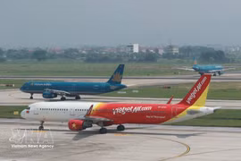 Un avion de Vietjet Air. Photo : VNA