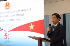 L'ambassadeur Pham Viet Hung s'exprime au séminaire. Photo : VNA