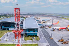 Terminal de l'aéroport de Hai Phong. Photo : VNA