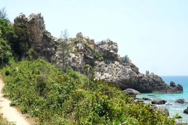 Le cap de Vi Rong conserve encore sa beauté sauvage et mystérieuse. Photo : Le Phuoc Ngoc - VNA