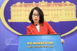 La porte-parole du ministère vietnamien des Affaires étrangères, Pham Thu Hang. Photo : VNA