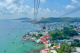 La télécabine de Hon Thom. Photo: VNA