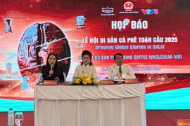 Conférence de presse annonçant le Festival mondial du patrimoine du café 2025. Photo: VNA