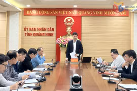 Lors de la réunion. Photo : baoquangninh.vn
