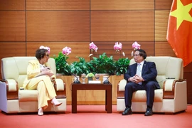 Le Premier ministre Pham Minh Chinh rencontre Rebeca Grynspan, Secrétaire générale de la CNUCED. Photo : VNA