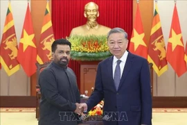 Le secrétaire général Tô Lâm reçoit le président sri-lankais Dissanayaka à Hanoï