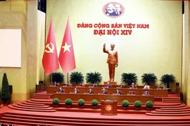 Lors du 14e Congrès national du PCV. Photo : VNA