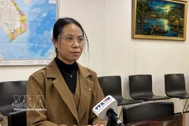 Do Thi Minh Phuong, secrétaire générale de l’Union des associations des Vietnamiens au Japon. Photo: VNA