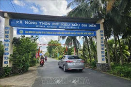 La commune de Dai Dien (district de Thach Phu, province de Ben Tre), répond aux normes de Nouvelle Ruralité. Photo d'illustration : VNA