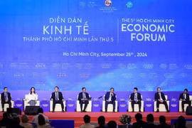 Forum économique de Hô Chi Minh-Ville 2024 avec la participation du Premier ministre Pham Minh Chinh. Photo : thanhnien.vn