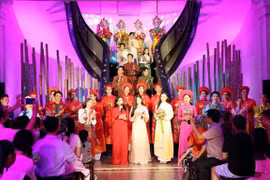 Des spectacles d’art traditionnel sont proposés chaque week-end en soirée au Musée de Hô Chi Minh-Ville. Photo : Musée de Hô Chi Minh-Ville