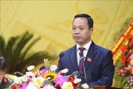 Trân Tiên Dung élu secrétaire du Comité provincial du Parti de Diên Biên pour le mandat 2025-2030. Photo : VNA